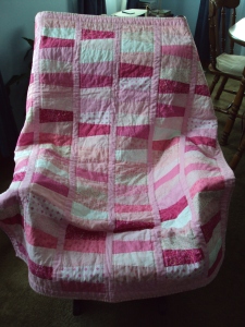 Pink Baby Quilt for Vincent & Katie (2)